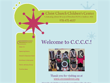 Tablet Screenshot of ccccandover.org